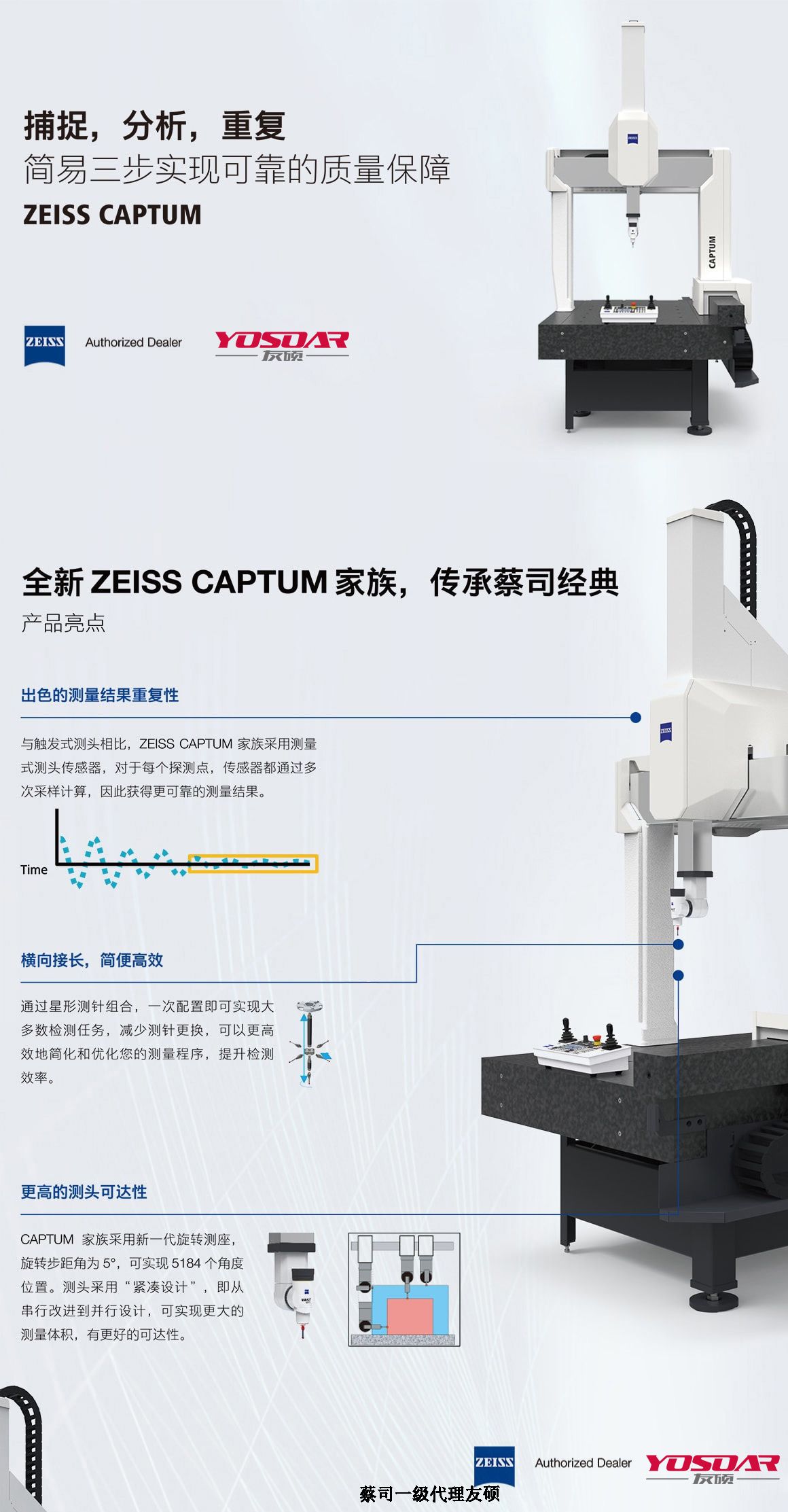 琼海蔡司三坐标CAPTUM